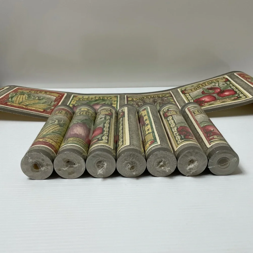 Wallpaper Border Wall Border 8 Rolls Bundle Boho Farmhouse Shabby Chic Cottage